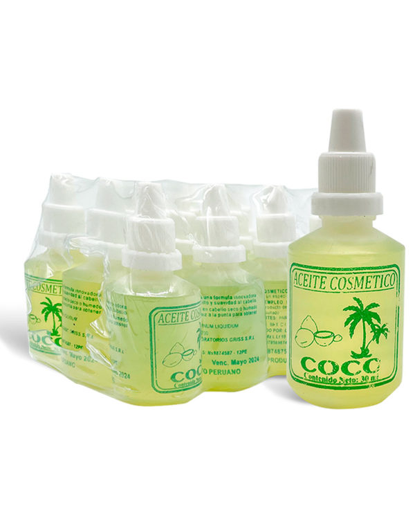 Aceite cosmetico de Coco