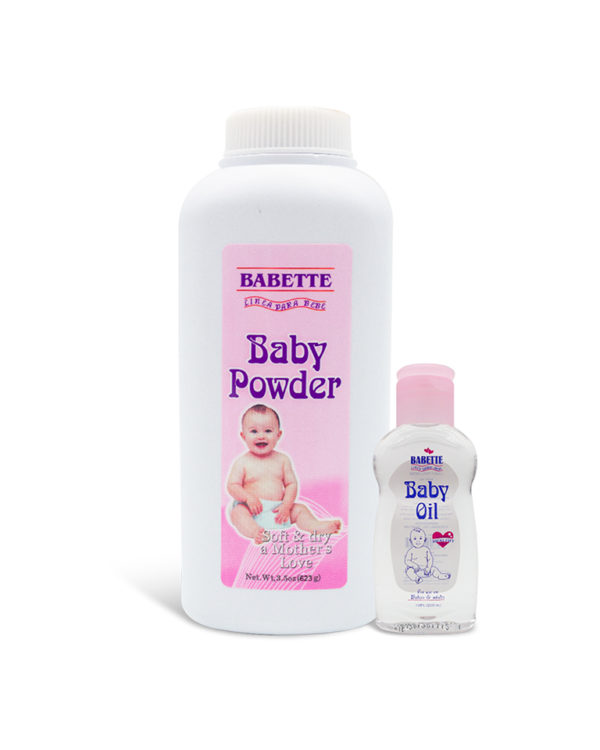 Talco Babette 623 Gr + Aceite 50 Ml