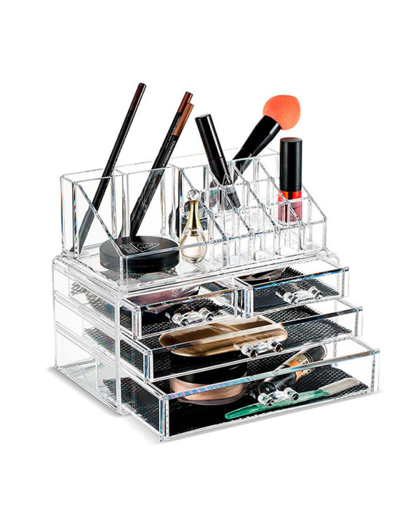 Organizador de Cosméticos Acrilico Kit 2 Pcs